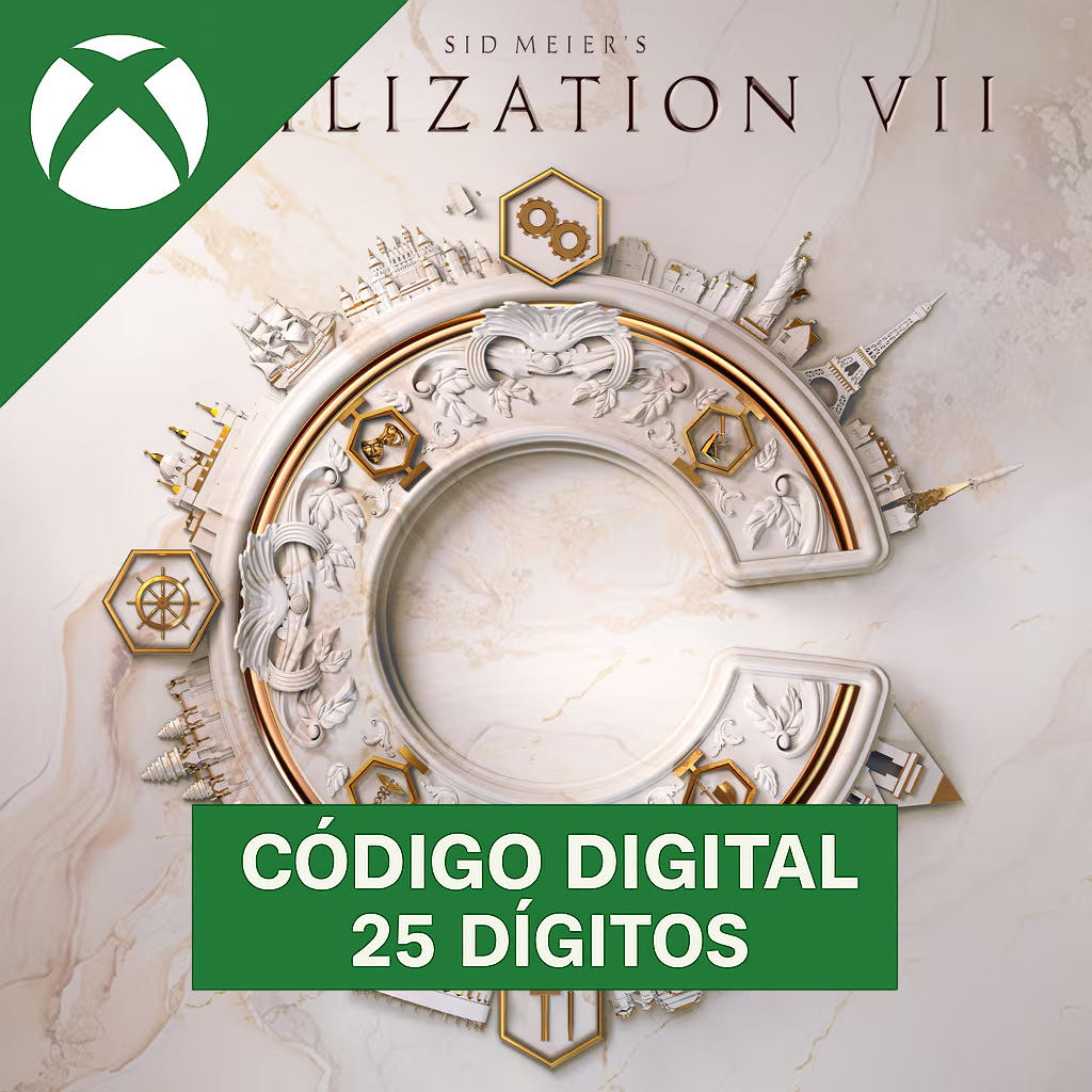 Sid Meier's Civilization VII Xbox - Código 25 Dígitos