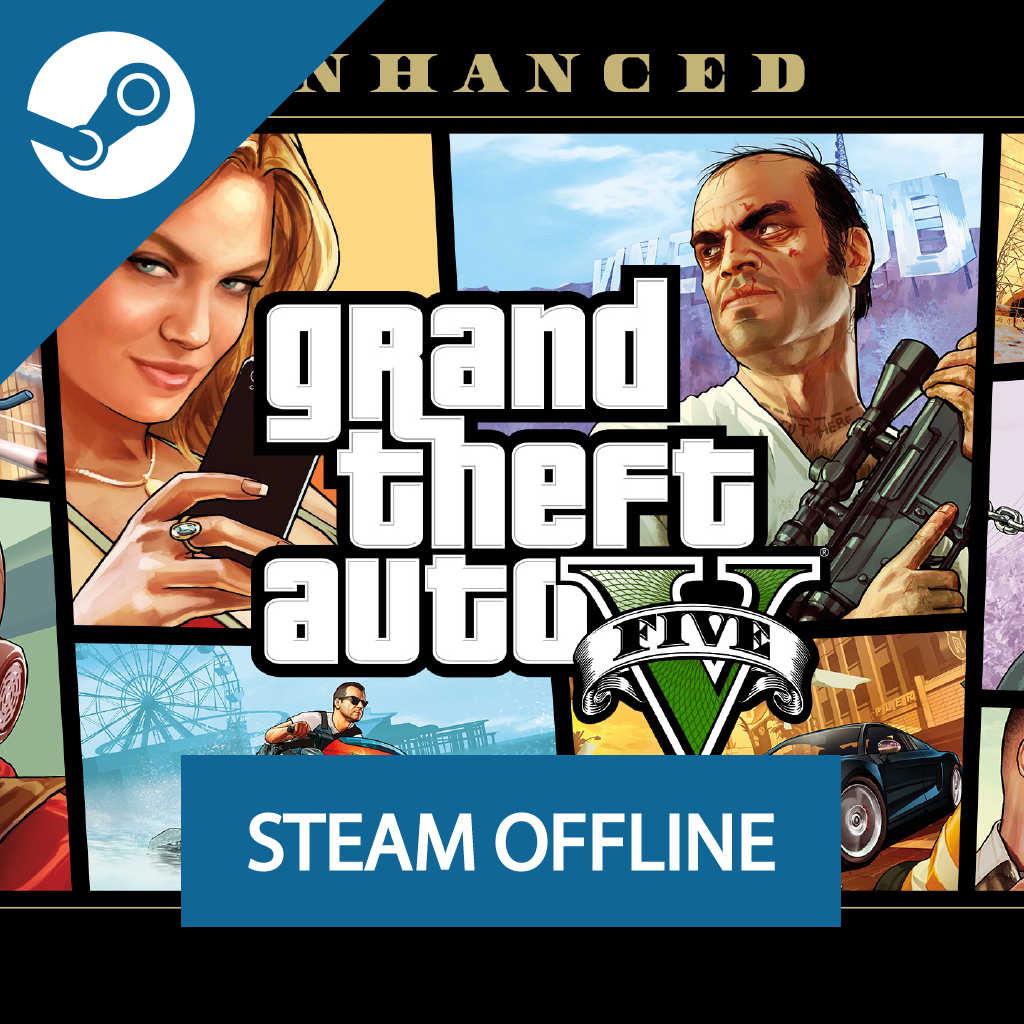 Grand Theft Auto V Enhanced - Steam Offline