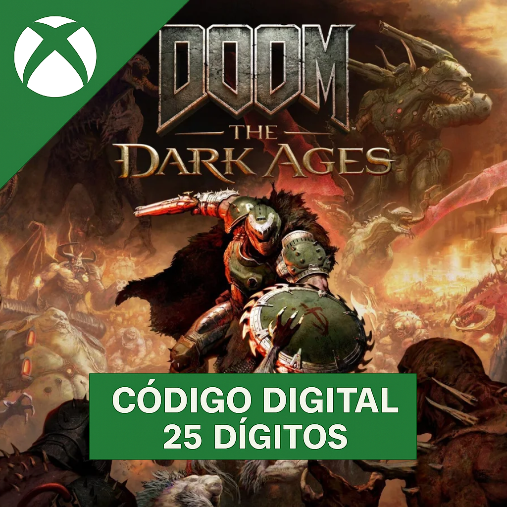 DOOM: The Dark Ages Xbox - Código 25 Dígitos