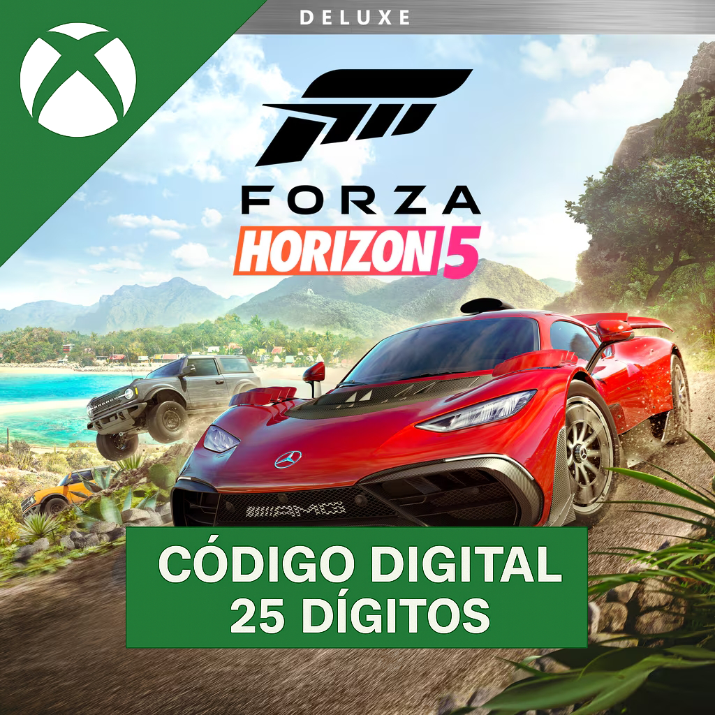 Forza Horizon 5 Deluxe Xbox REGIÃO - Código 25 Dígitos