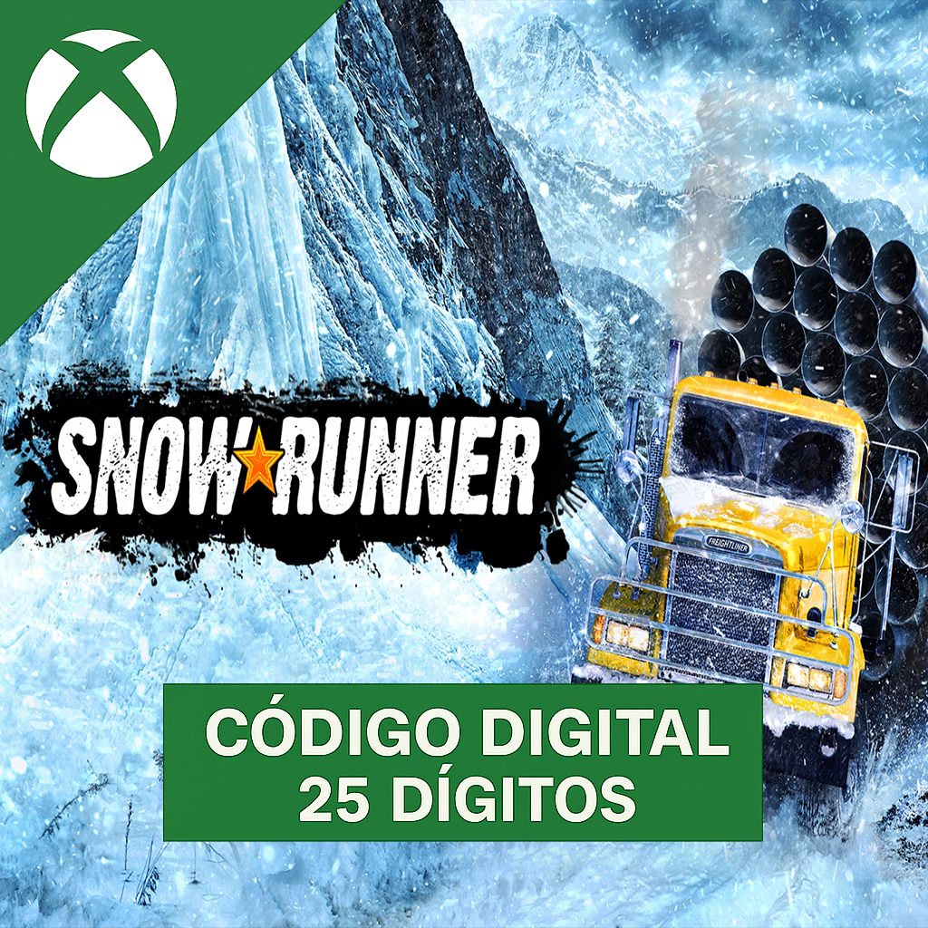 Snowrunner Xbox REGIÃO - Código 25 Dígitos