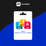 Combo AutoCAD + Inventor + 3ds Max