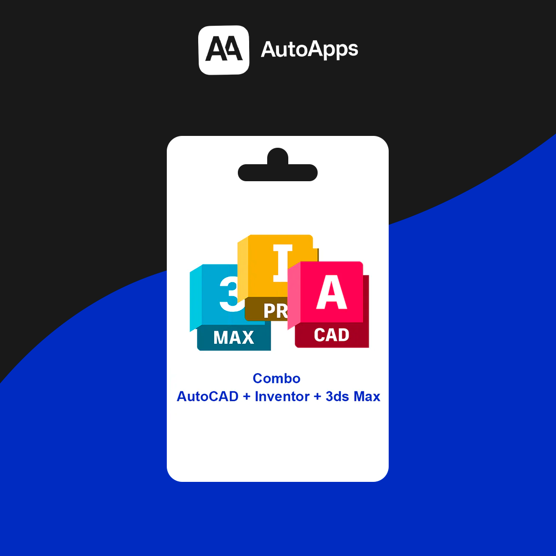Combo AutoCAD + Inventor + 3ds Max