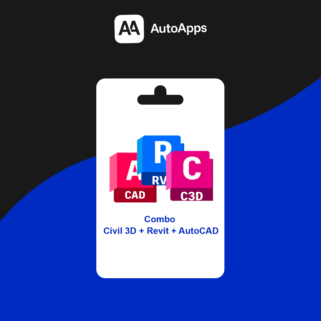 Combo Civil 3D + Revit + AutoCAD