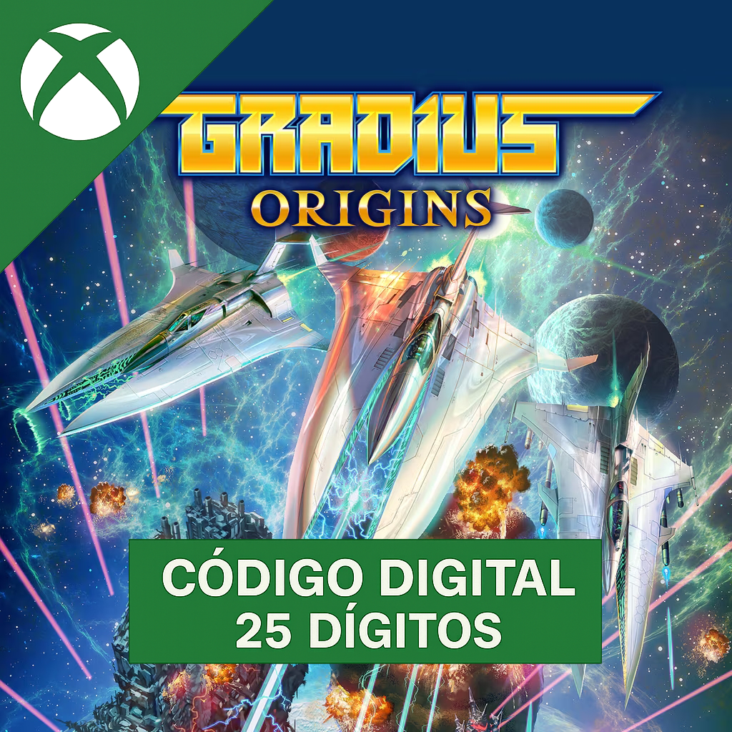GRADIUS ORIGINS Xbox - Código 25 Dígitos