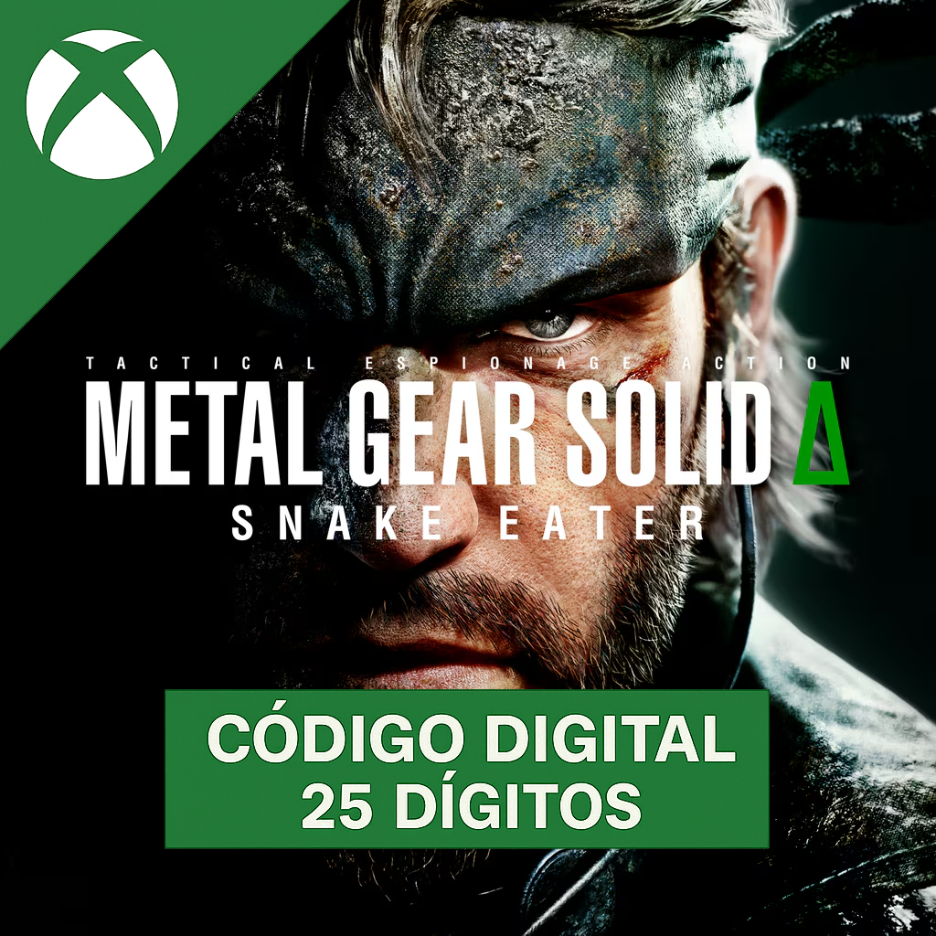 METAL GEAR SOLID Δ: SNAKE EATER Xbox - Código 25 Dígitos
