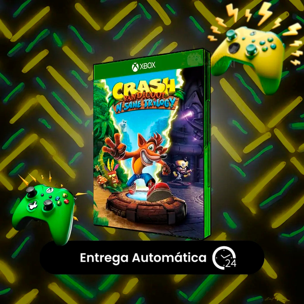 Crash Bandicoot Sane Trilogy Xbox One Mídia Digital