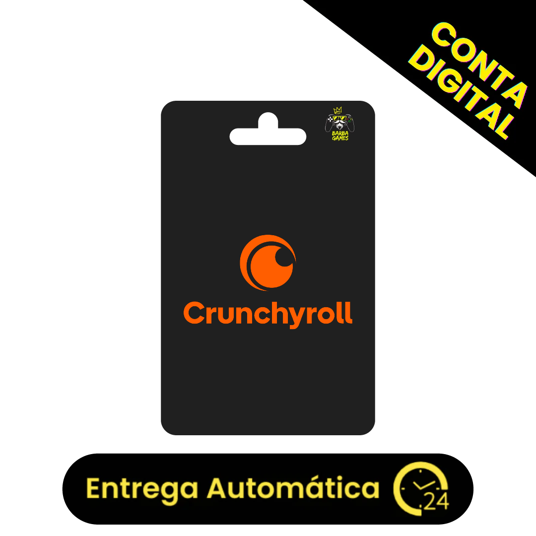 Assinatura Crunchyroll Anual - 12 meses - Conta
