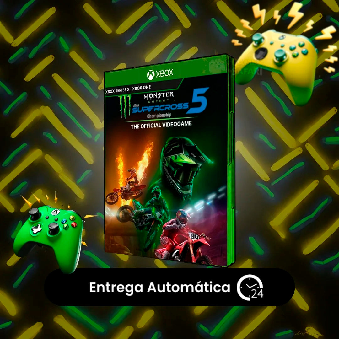 Monster Energy Supercross 5 Xbox One Mídia Digital