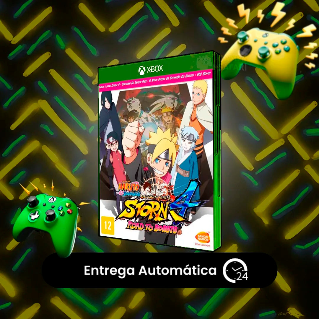 Naruto Shippuden Ultimate Ninja Storm 4 Road To Boruto Xbox One Mídia Digital