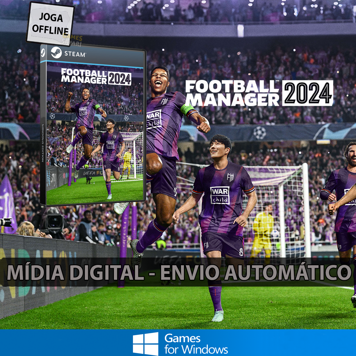 Football Manager 2024 + In-Game Editor - Steam Offline