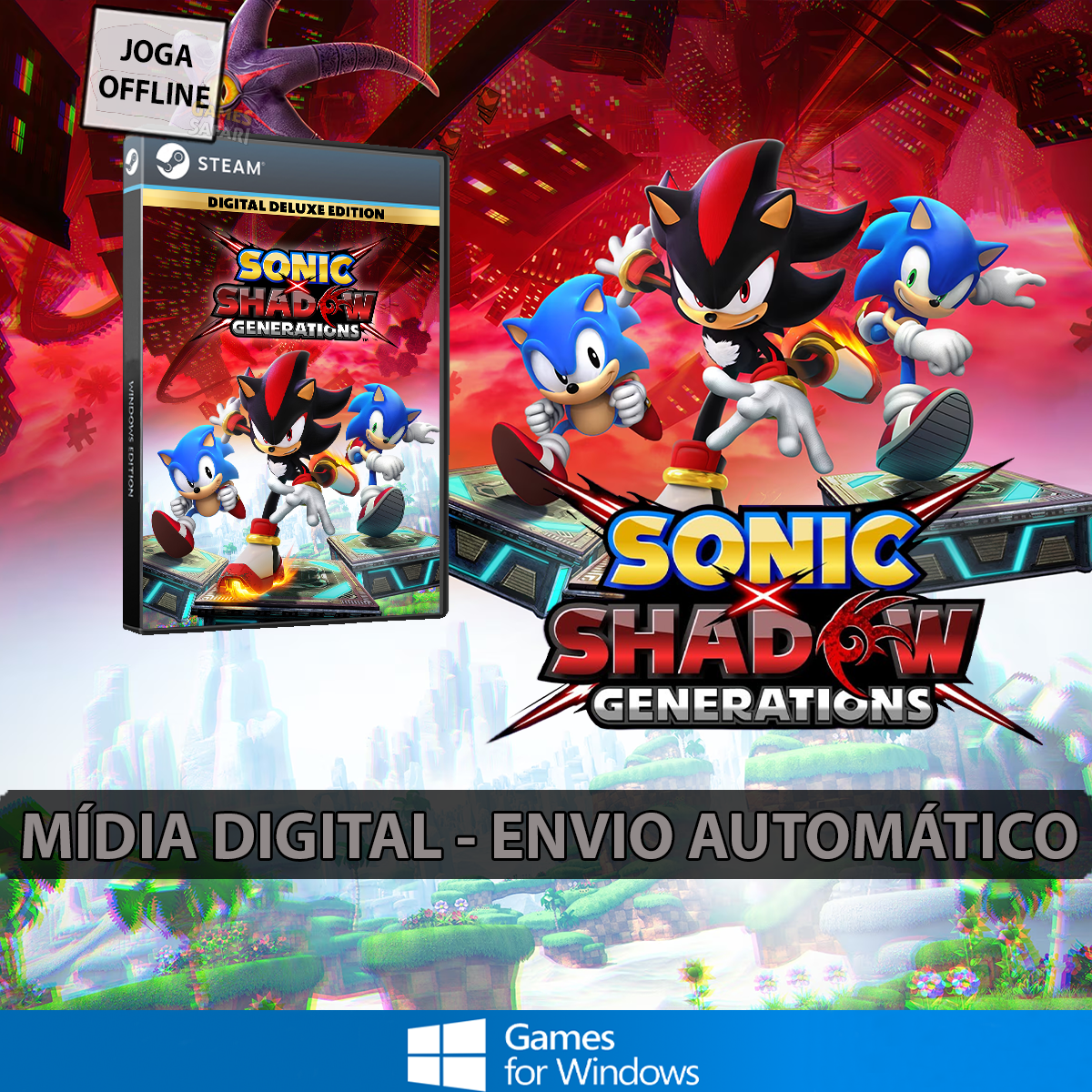 Sonic X Shadow Generations Deluxe Edition - Steam Offline