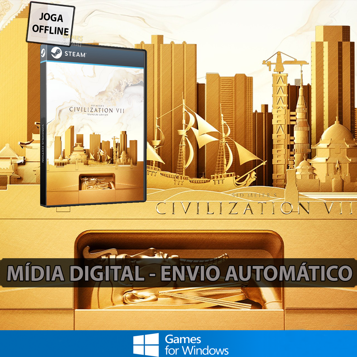 Sid Meier’s Civilization VII Founders Edition - Steam Offline