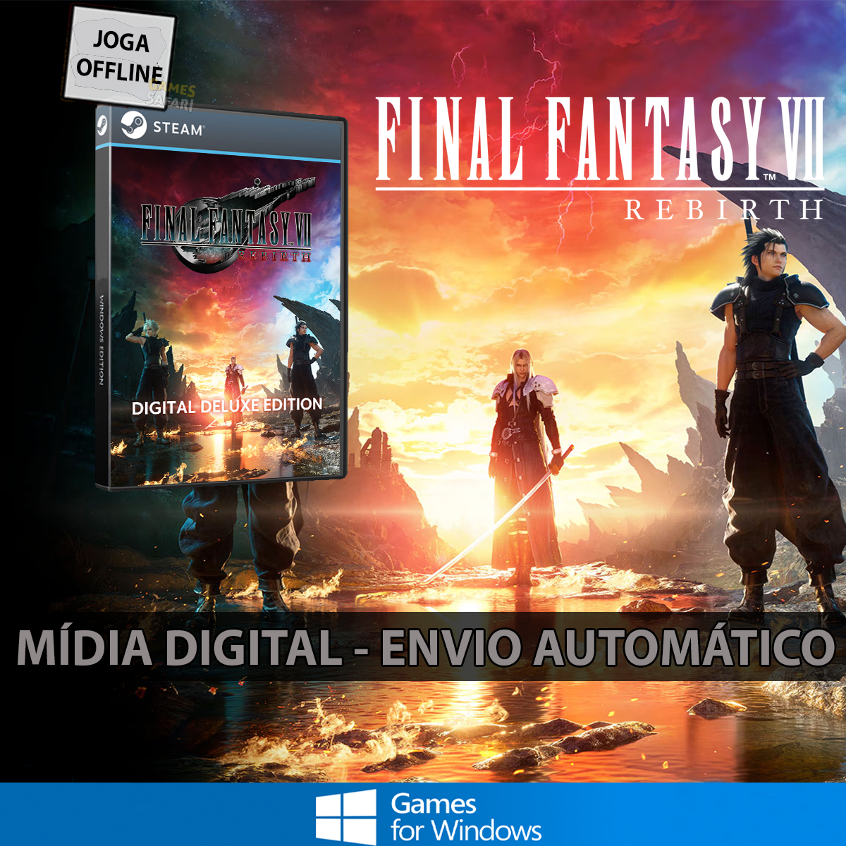 Final Fantasy VII Rebirth Digital Deluxe Edition - Steam Offline