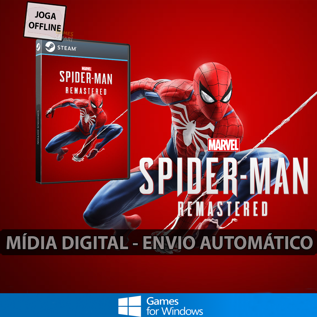 Marvel’s Spider-Man Remastered - Steam Offline