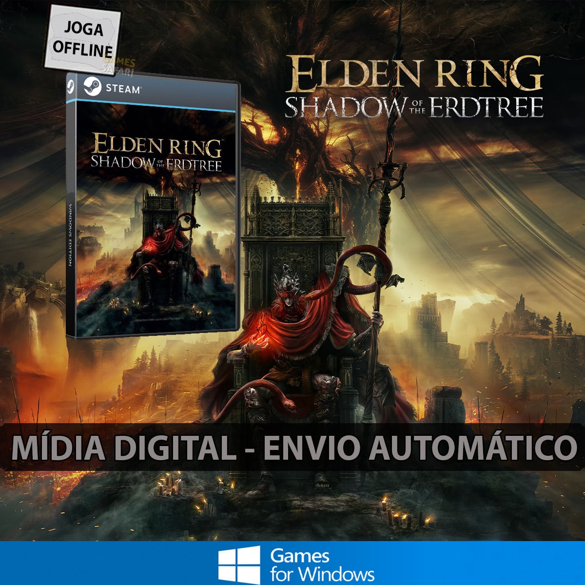 Elden Ring Shadow of the Erdtree Deluxe Edition - Steam Offline