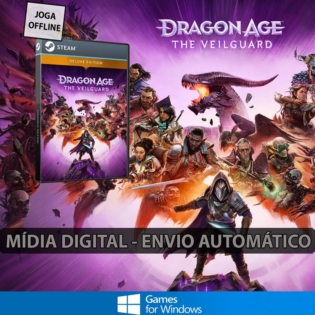 Dragon Age: The Veilguard Deluxe Edition - Steam Offline