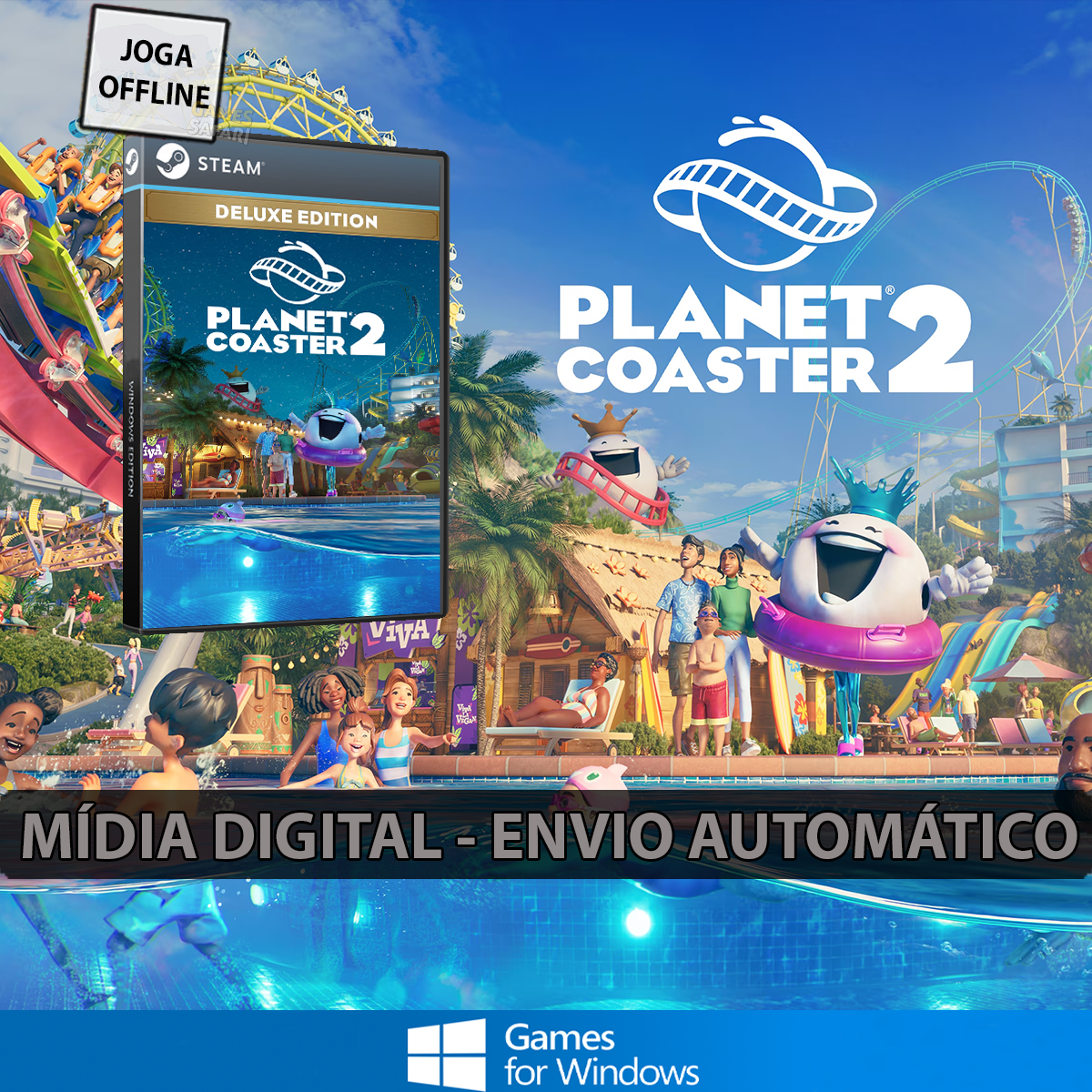 Planet Coaster 2: Deluxe Edition - Steam Offline