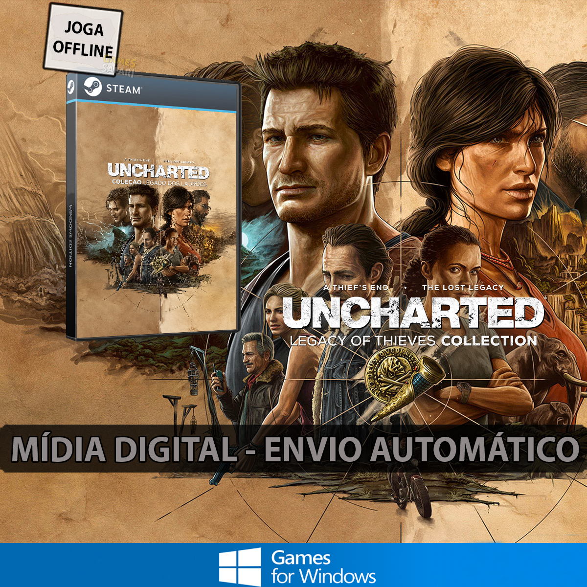 UNCHARTED: Legacy of Thieves Collection - Steam Offline