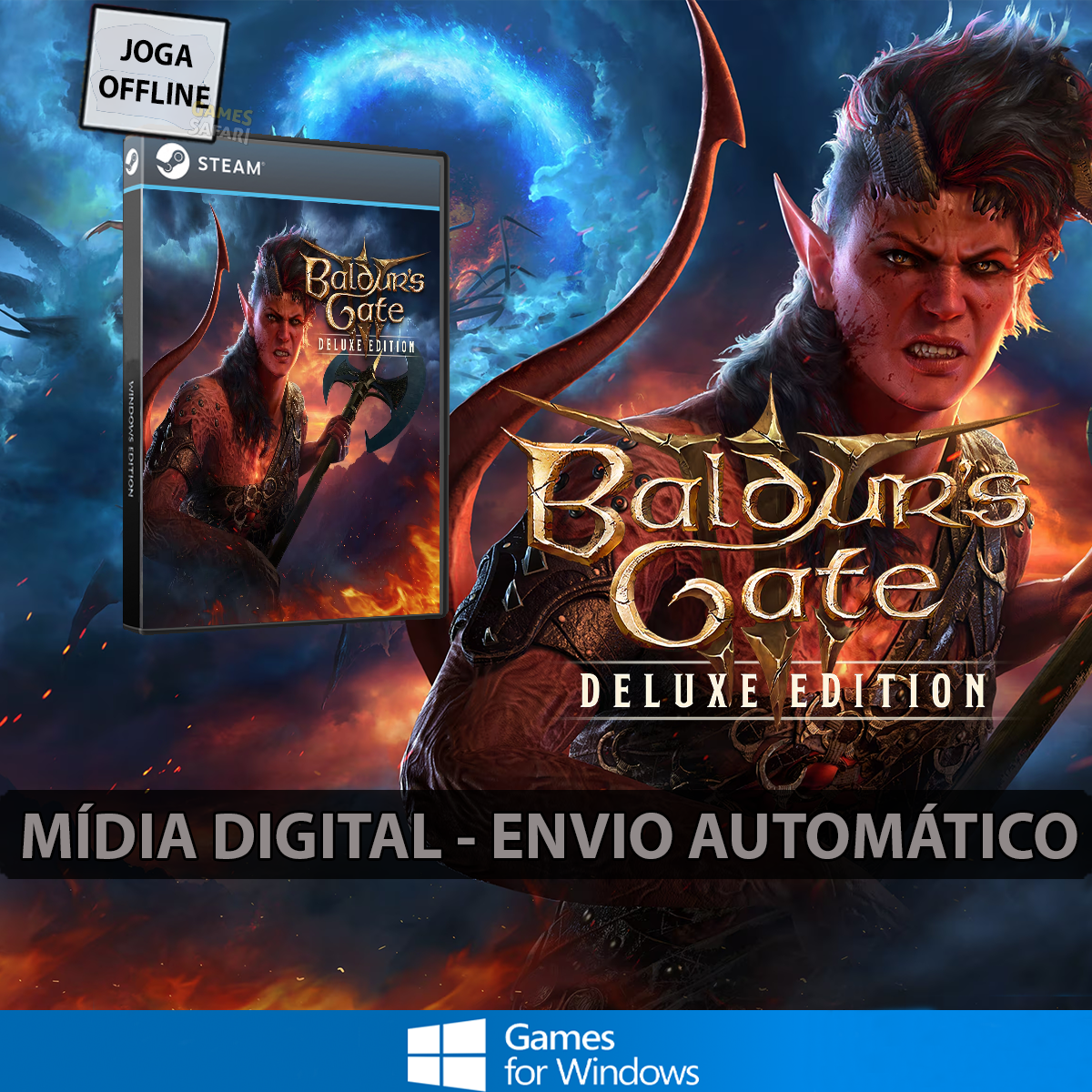 Baldur’s Gate 3 Deluxe Edition - Steam Offline
